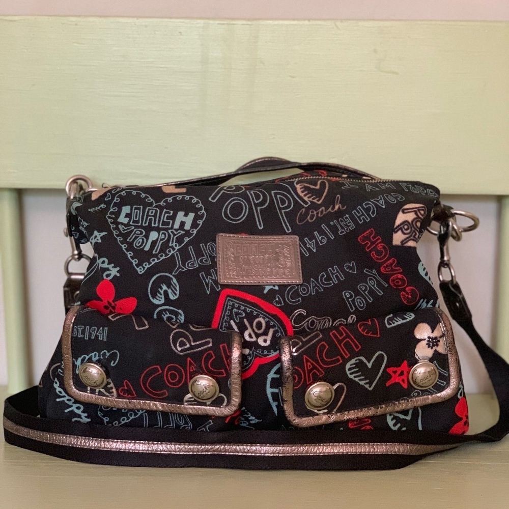 Coach poppy crossbody bag